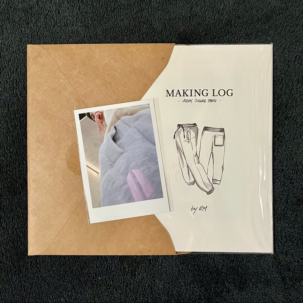 BTS Namjoon Photocard & Making of Log